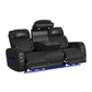 Prime Time - P3 Sofa With I Table, Reading Light, Heat, Massage, LED, And Speaker