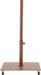 Amalfi - Aluminum Patio Umbrella - Light Brown Base / Light Brown Pole