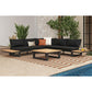 Cabana - Three Piece Outdoor Living Set - Black