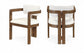 Ravina - Upholstered Dining Chair With Stained Brown Base (Set of 2)