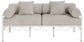 Portofino - Resilient Water Repellent Fabric 69.75" Upholstered Outdoor Patio Loveseat
