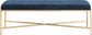 Valley - Bench With Gold Frame