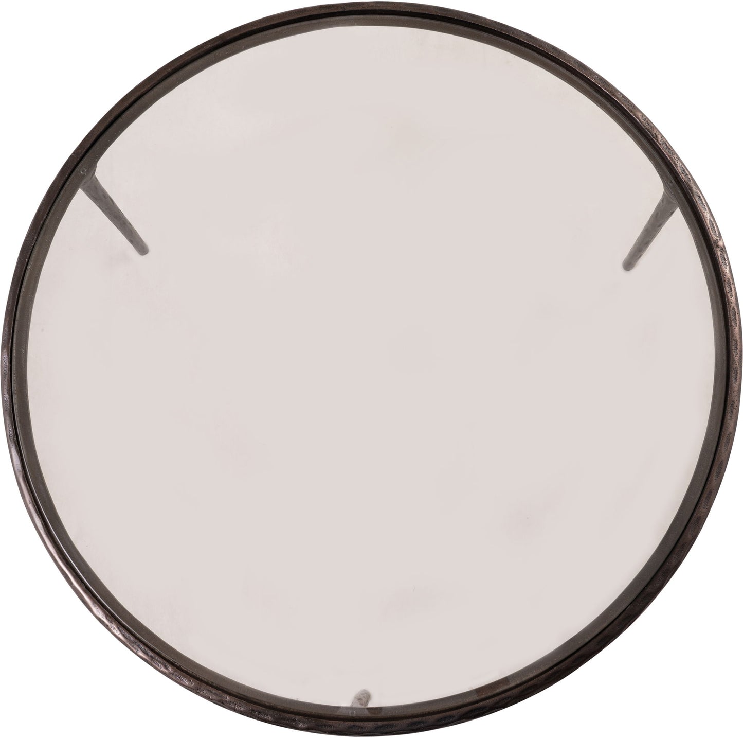Evren - Glass Top And Aluminum Base Coffee Table