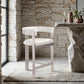 Romeo - Faux Leather Counter Stool With Silver Base (Set of 2)
