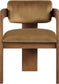 Sacha - Velvet Dining Chair With Brown Base (Set of 2)