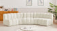 Arc - Velvet 5 Piece U-Shaped Modular Sofa