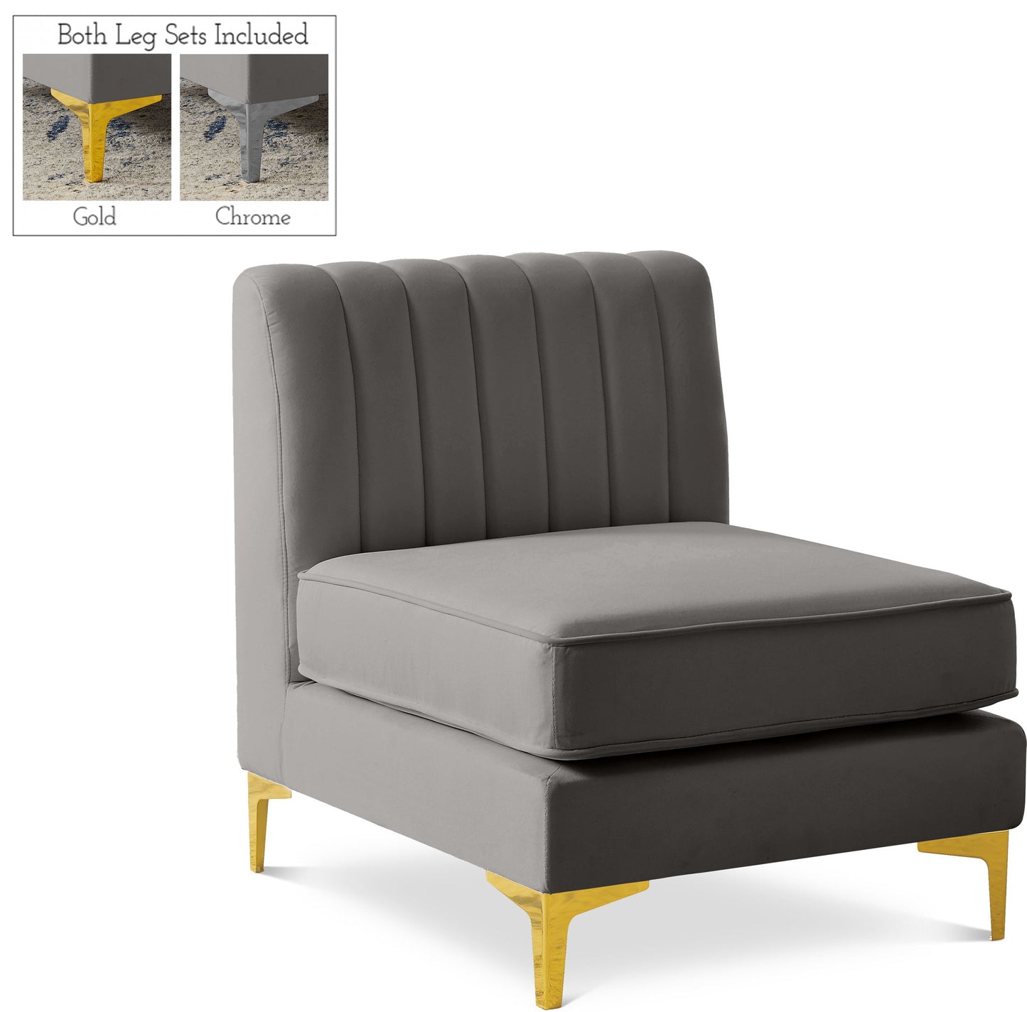 Alina - Armless Chair