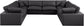 Comfy - 8 Piece Faux Leather Modular Sectional