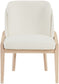 Navo - Faux Leather Upholstered Dining Chair - Natural Base