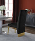 Porsha - Dining Chair with Gold Legs (Set of 2)
