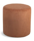 Roy - Round Microsuede Ottoman / Stool