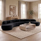 Avra - 177.5" Velvet Performance Fabric Upholstered Sectional