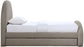 Andaz - Chenille Fabric Upholstered Trundle Bed
