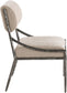 Bastille - Upholstered Dining Side Chair (Set of 2) - Silver Frame