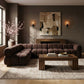 Orin - Velvet 6 Piece Modular L-Shaped Sectional