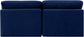 Indulge - Velvet 2 Seat Modular Armless Sofa