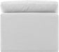 Indulge - Linen Armless Chair - White