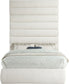 Adam - Linen Fabric Bed With 89" Headboard