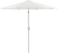 Fiji - Aluminum Patio Umbrella With Round White Base