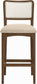 Atrium - Upholstered Bar Stool (Set of 2) - Brushed Brown Frame