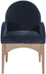 Waldorf - Chenille Dining Arm Chair With Natural Legs