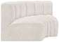 Arc - Boucle Fabric 2 Piece Modular Sofa