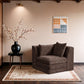 Stellar - Chenille Fabric Upholstered Modular Corner Chair