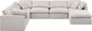Indulge - Linen 7 Piece Modular Sectional