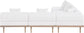 Laguna - 5 Piece 106.5" Upholstered Outdoor Patio Modular Sectional