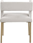 Caleb - Dining Chair with Gold Legs (Set of 2)