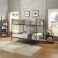 Brantley - Double Queen Bunk Bed - Sandy Black & Dark Bronze Hand-Brushed