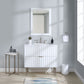 Modernist - Bathroom Vanity With Chrome Legs