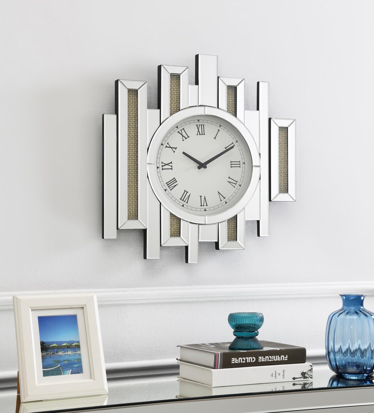 A3215 - Wall Clock - Pearl Silver