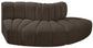 Arc - Boucle Fabric 3 Piece Modular Sofa