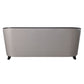 Zemocryss - Sofa With 3 Pillows - Beige Fabric
