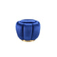 Heiress - Ottoman - Sapphire Blue Velvet