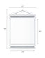 Lotus - 47" Accent Mirror - Mirrored, Faux Ice Cube Crystals