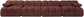 Orin - Velvet 4 Piece Modular Sofa