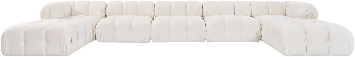 Orin - 7 Piece Modular Sectional (3 Modular Chairs, 2 Corner Chairs & 2 Ottomans)