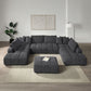 Chosen - Ottoman - Gray Chenille