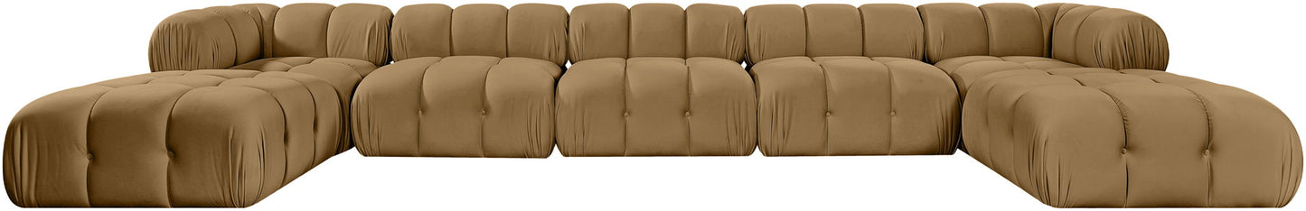 Orin - 7 Piece Modular Sectional (3 Modular Chairs, 2 Corner Chairs & 2 Ottomans)