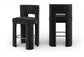 Zuno - Velvet Performance Fabric Upholstered Bar Stool (Set of 2)
