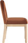 Conrad - Velvet Dining Chair With Natural Legs