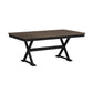 Tulane - 6 Piece Dining Set With Table, 4 Chairs, And Bench - Oak And Black
