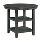 Amherst - Counter Table With Wood Leg - Gray Finish