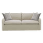 Upendo - Sofa With 2 Pillows - Beige Linen