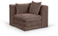Stellar - Chenille Fabric Upholstered Modular Corner Chair