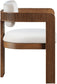 Sacha - Velvet Dining Chair With Brown Base (Set of 2)