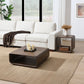 Lanza - End Table With Drawer - Dark Walnut