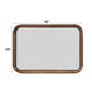 Harvey - Accent Mirror - Walnut
